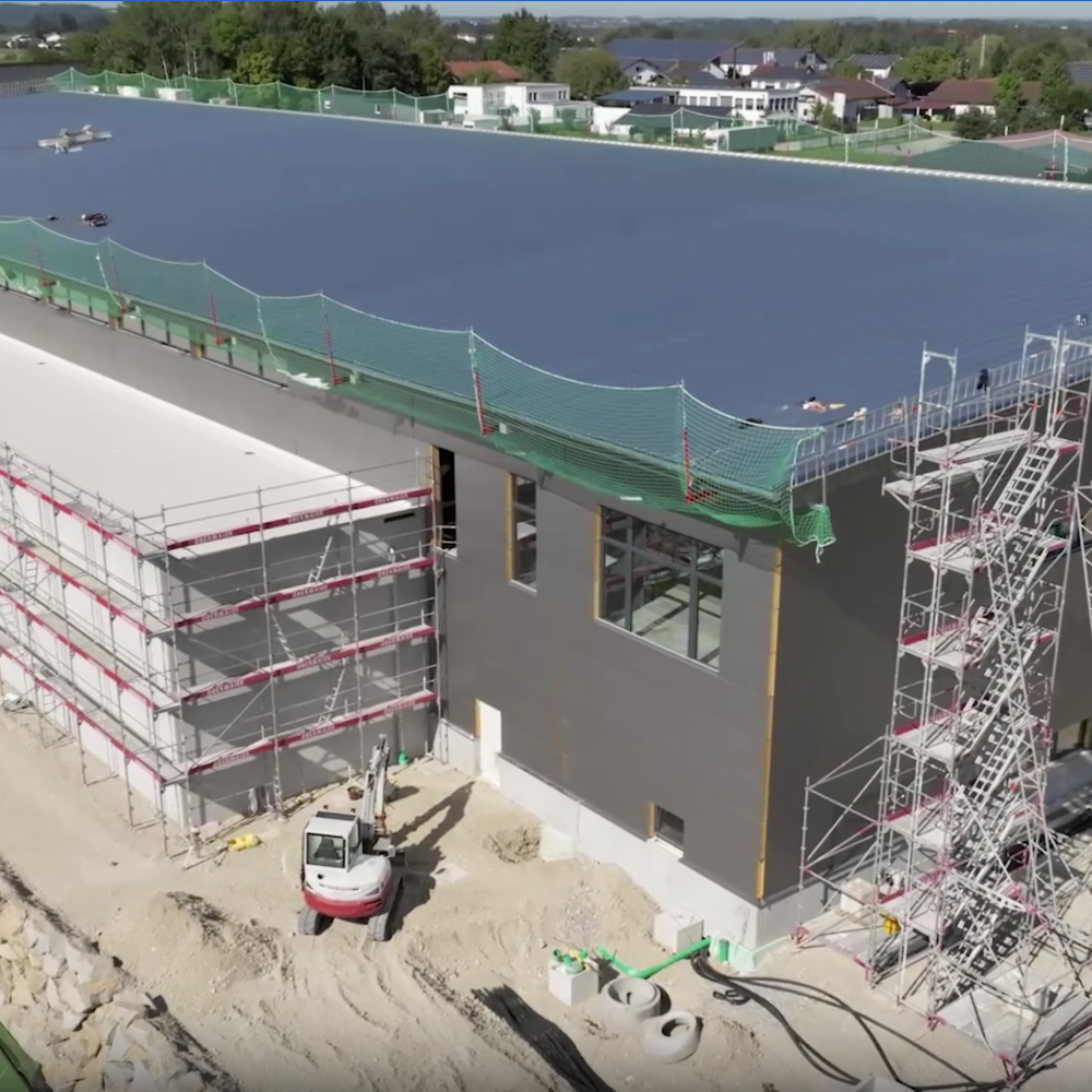 Fassadenarbeiten am CTS GmbH Gebäude